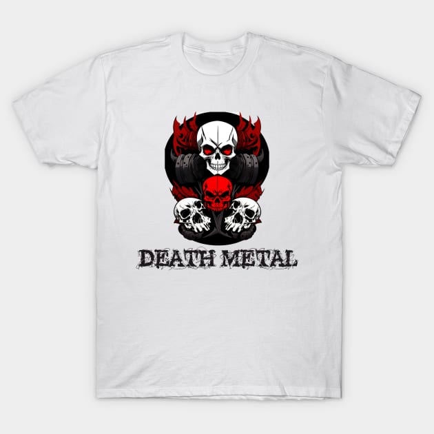 Death Metal T-Shirt by XAMENdabert